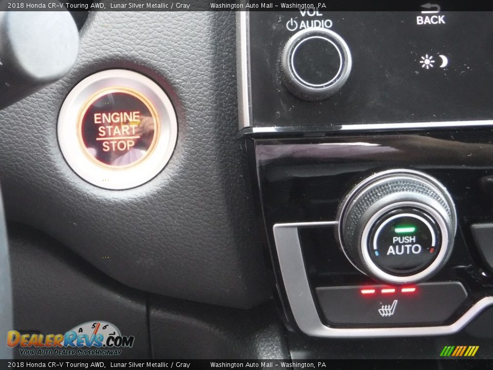 2018 Honda CR-V Touring AWD Lunar Silver Metallic / Gray Photo #24