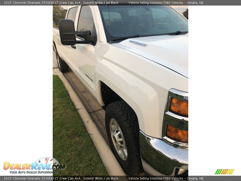 2015 Chevrolet Silverado 2500HD LT Crew Cab 4x4 Summit White / Jet Black Photo #7