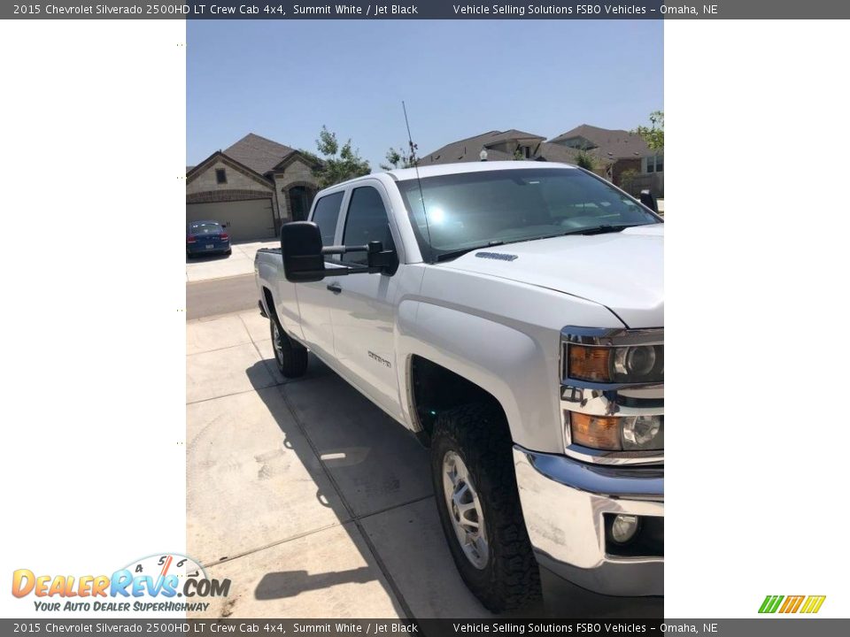 2015 Chevrolet Silverado 2500HD LT Crew Cab 4x4 Summit White / Jet Black Photo #8