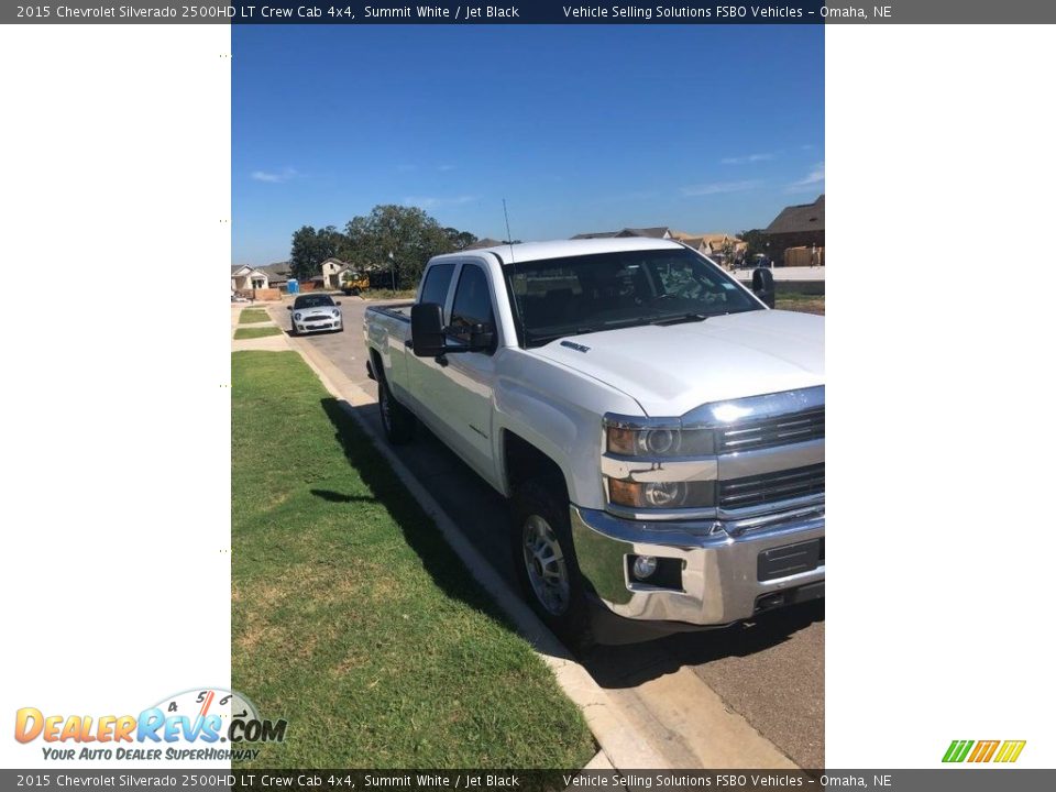 2015 Chevrolet Silverado 2500HD LT Crew Cab 4x4 Summit White / Jet Black Photo #9