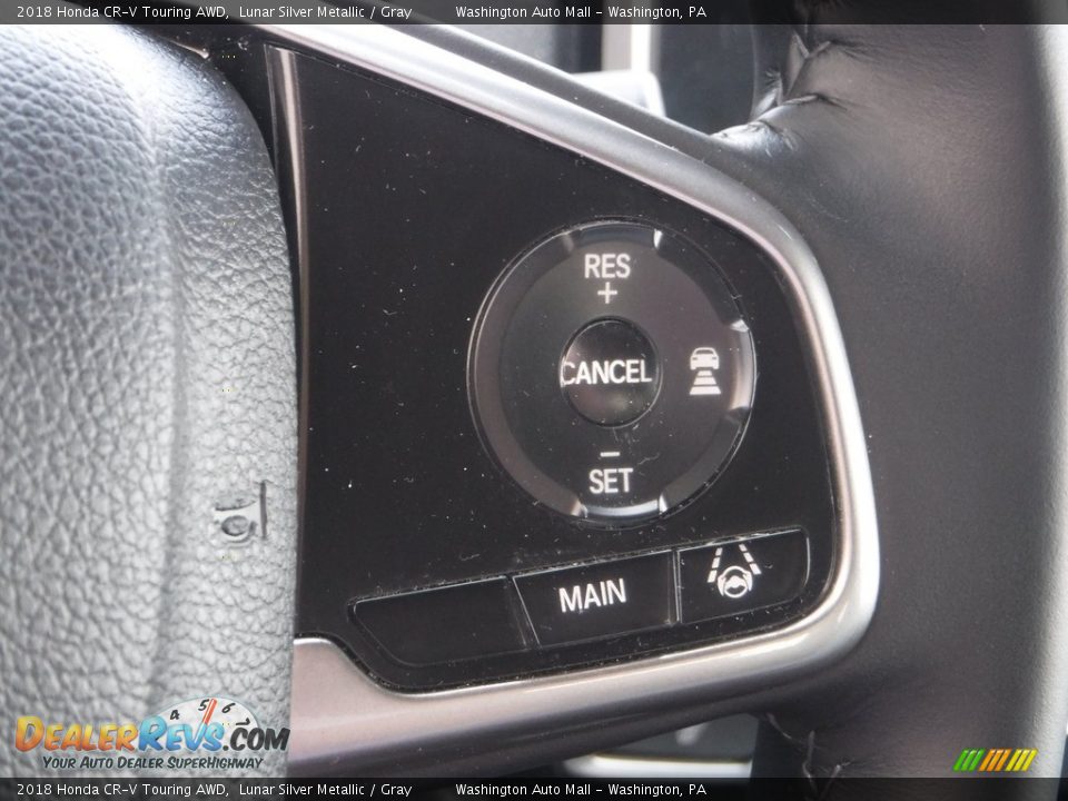 2018 Honda CR-V Touring AWD Lunar Silver Metallic / Gray Photo #27