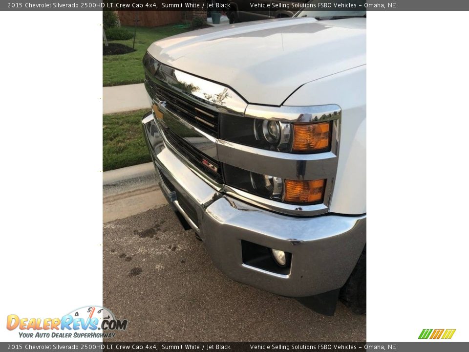 2015 Chevrolet Silverado 2500HD LT Crew Cab 4x4 Summit White / Jet Black Photo #11