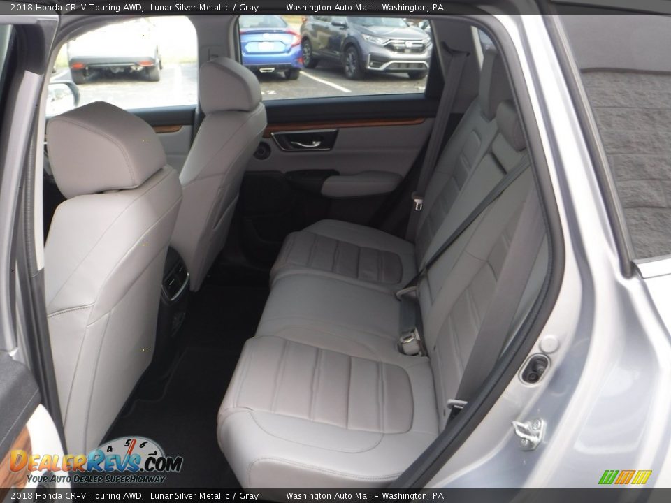 2018 Honda CR-V Touring AWD Lunar Silver Metallic / Gray Photo #30