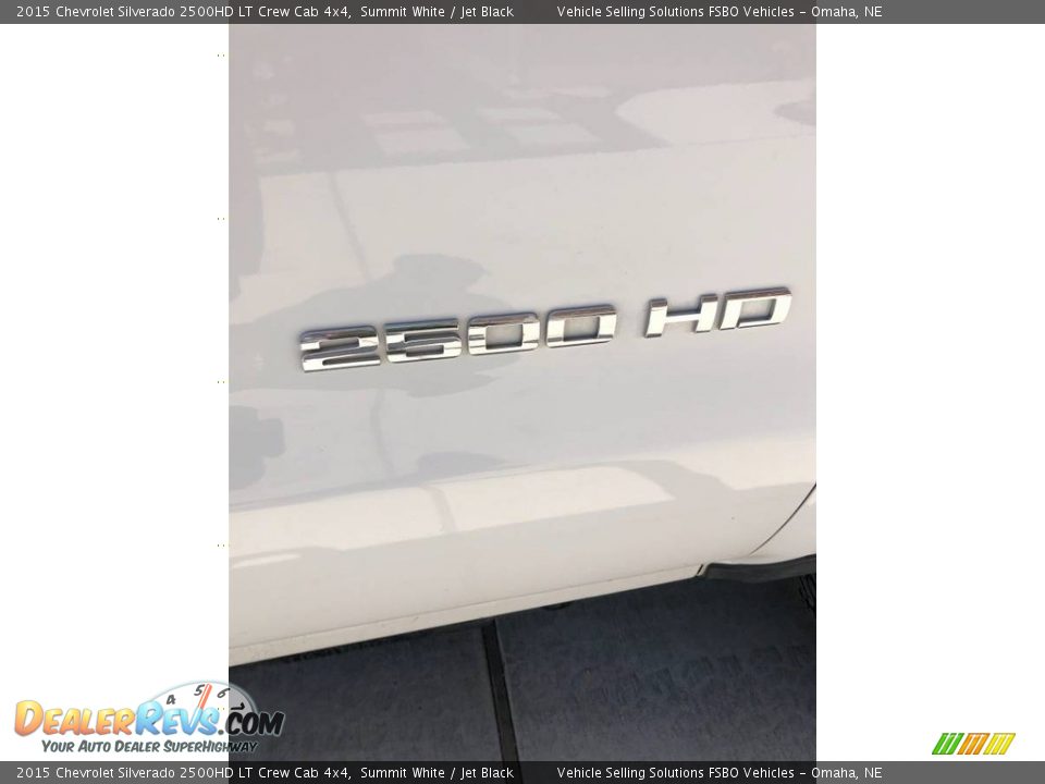 2015 Chevrolet Silverado 2500HD LT Crew Cab 4x4 Summit White / Jet Black Photo #14