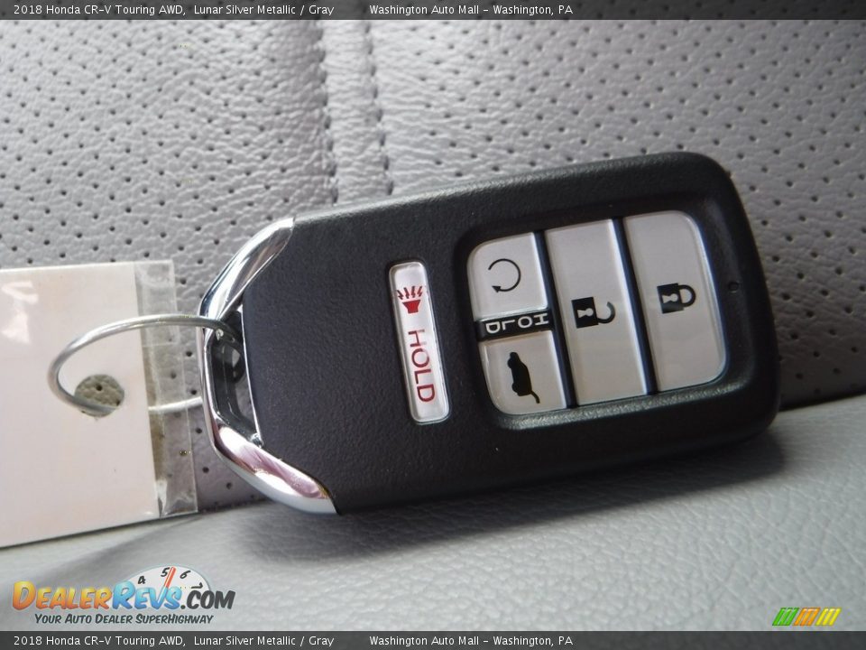 2018 Honda CR-V Touring AWD Lunar Silver Metallic / Gray Photo #34