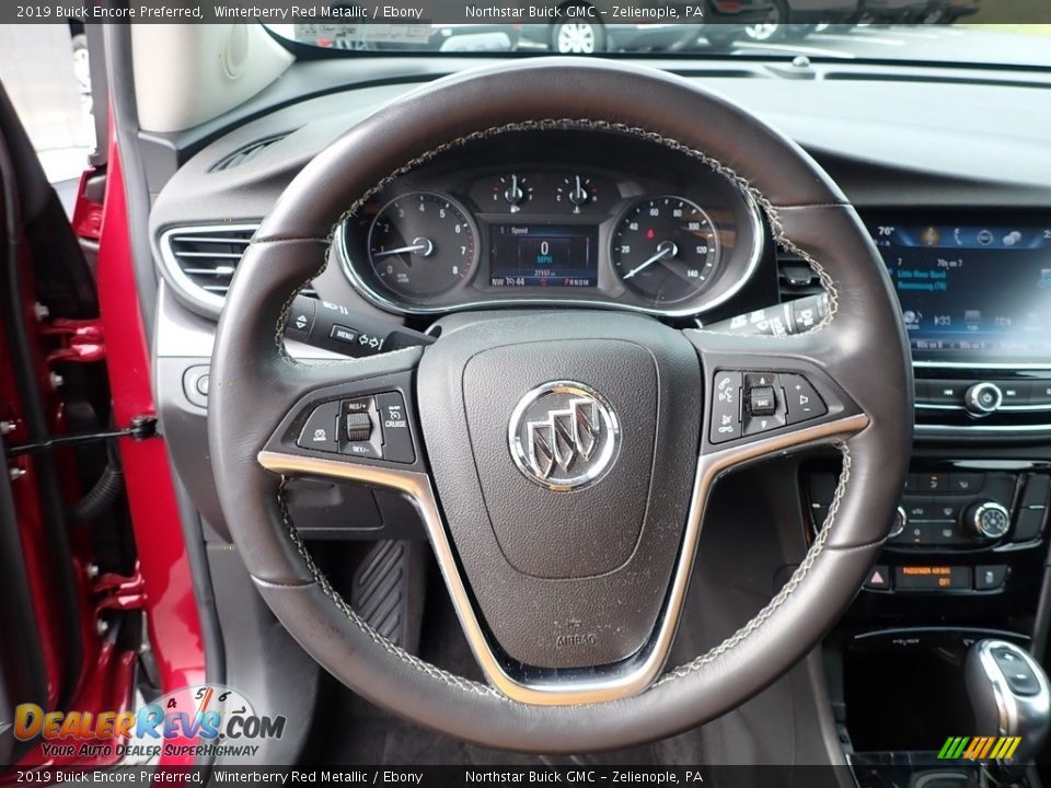 2019 Buick Encore Preferred Winterberry Red Metallic / Ebony Photo #21