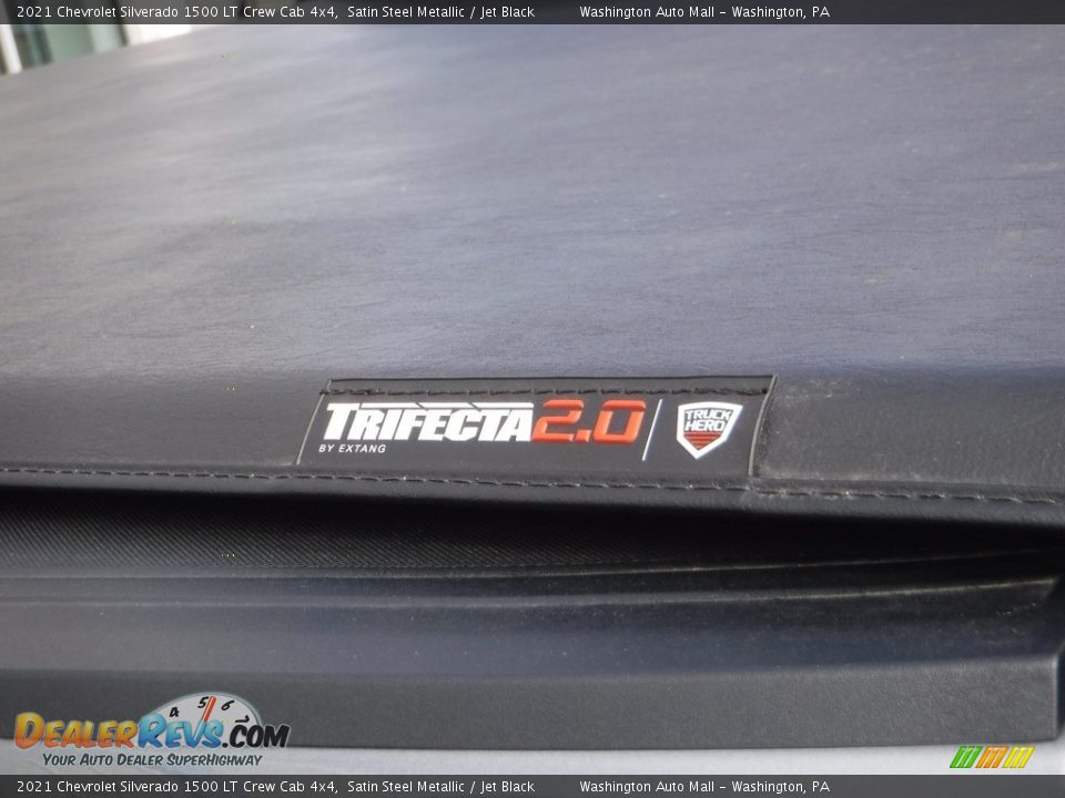 2021 Chevrolet Silverado 1500 LT Crew Cab 4x4 Satin Steel Metallic / Jet Black Photo #12