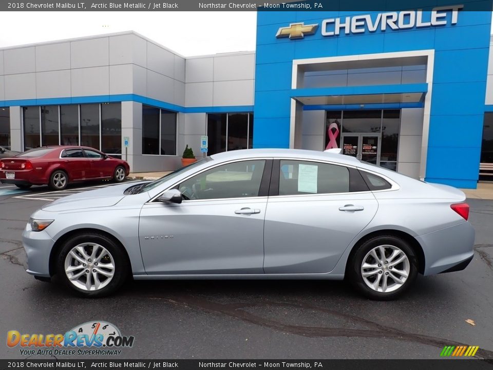 2018 Chevrolet Malibu LT Arctic Blue Metallic / Jet Black Photo #3