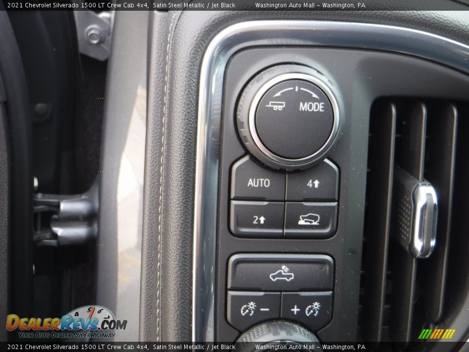 2021 Chevrolet Silverado 1500 LT Crew Cab 4x4 Satin Steel Metallic / Jet Black Photo #19