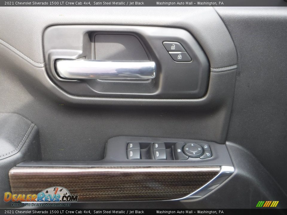 2021 Chevrolet Silverado 1500 LT Crew Cab 4x4 Satin Steel Metallic / Jet Black Photo #20