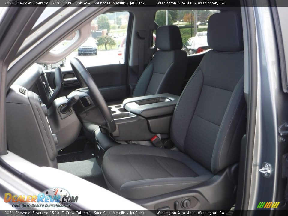 2021 Chevrolet Silverado 1500 LT Crew Cab 4x4 Satin Steel Metallic / Jet Black Photo #21