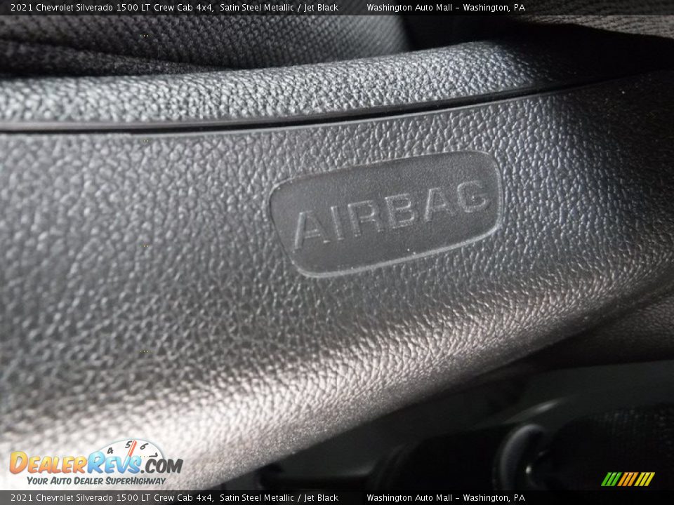 2021 Chevrolet Silverado 1500 LT Crew Cab 4x4 Satin Steel Metallic / Jet Black Photo #23