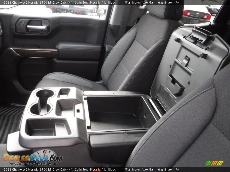 2021 Chevrolet Silverado 1500 LT Crew Cab 4x4 Satin Steel Metallic / Jet Black Photo #24