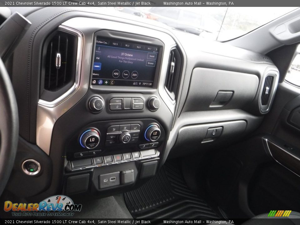 2021 Chevrolet Silverado 1500 LT Crew Cab 4x4 Satin Steel Metallic / Jet Black Photo #25