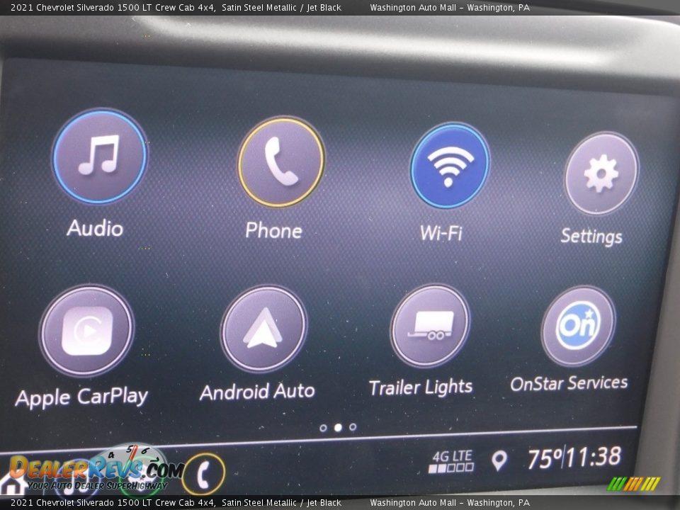 2021 Chevrolet Silverado 1500 LT Crew Cab 4x4 Satin Steel Metallic / Jet Black Photo #26