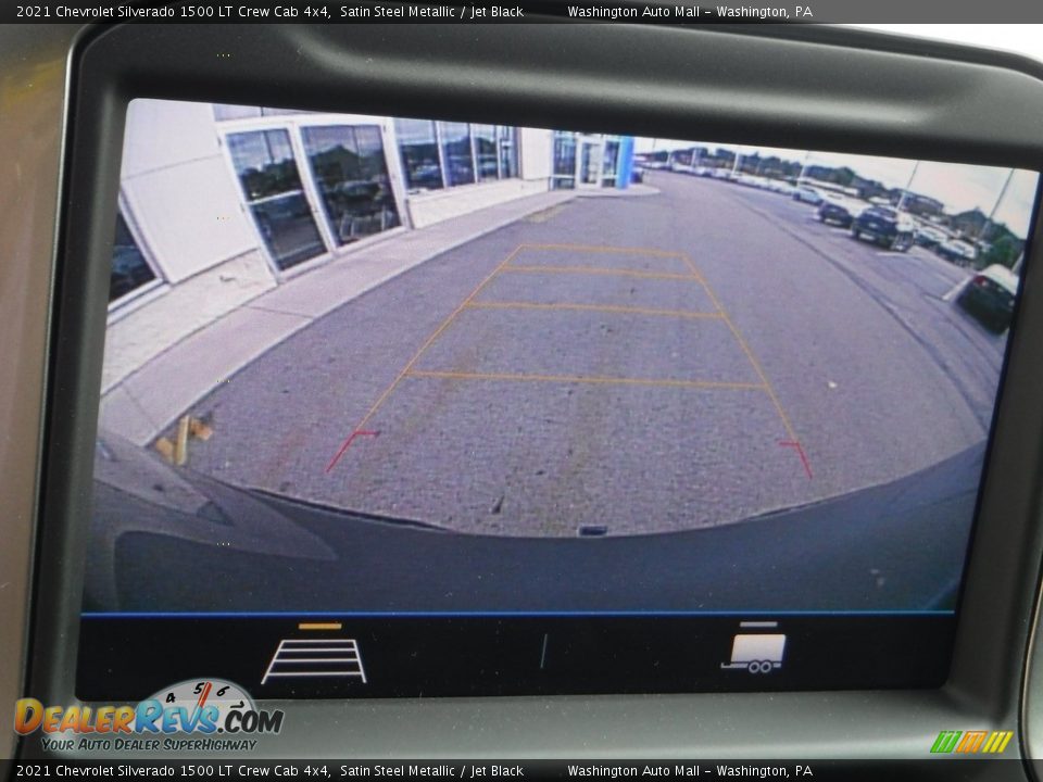 2021 Chevrolet Silverado 1500 LT Crew Cab 4x4 Satin Steel Metallic / Jet Black Photo #28