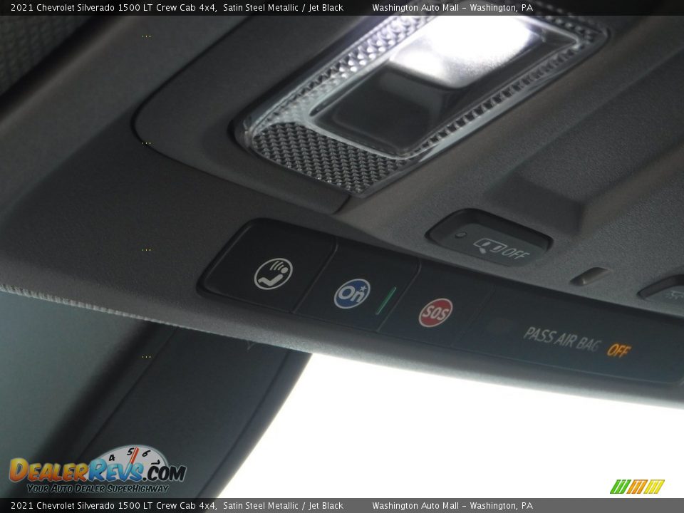2021 Chevrolet Silverado 1500 LT Crew Cab 4x4 Satin Steel Metallic / Jet Black Photo #29