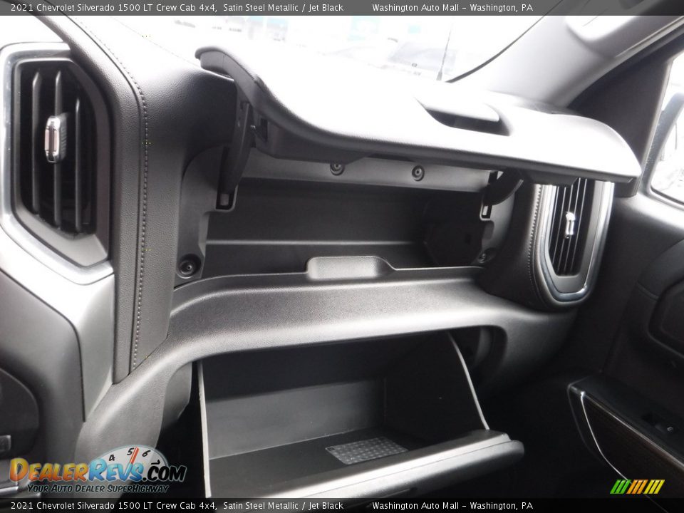 2021 Chevrolet Silverado 1500 LT Crew Cab 4x4 Satin Steel Metallic / Jet Black Photo #34