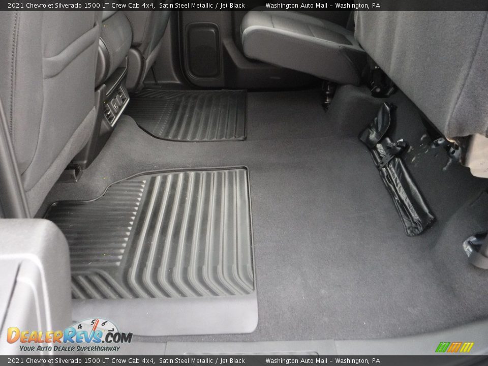 2021 Chevrolet Silverado 1500 LT Crew Cab 4x4 Satin Steel Metallic / Jet Black Photo #36