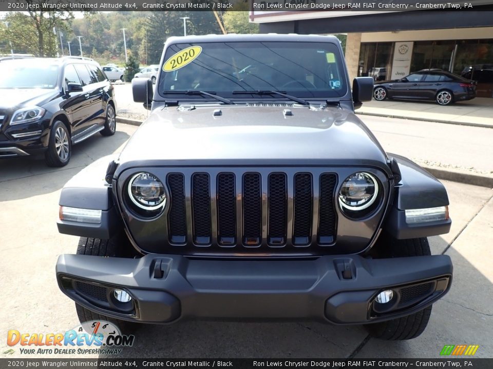 2020 Jeep Wrangler Unlimited Altitude 4x4 Granite Crystal Metallic / Black Photo #2