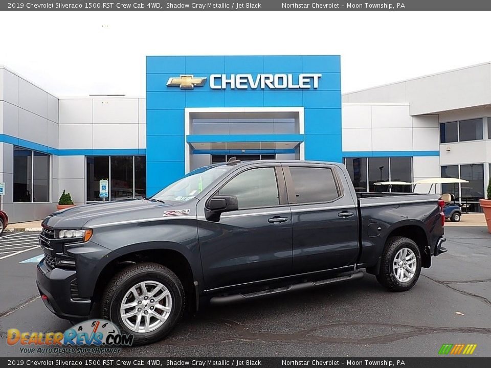 2019 Chevrolet Silverado 1500 RST Crew Cab 4WD Shadow Gray Metallic / Jet Black Photo #1