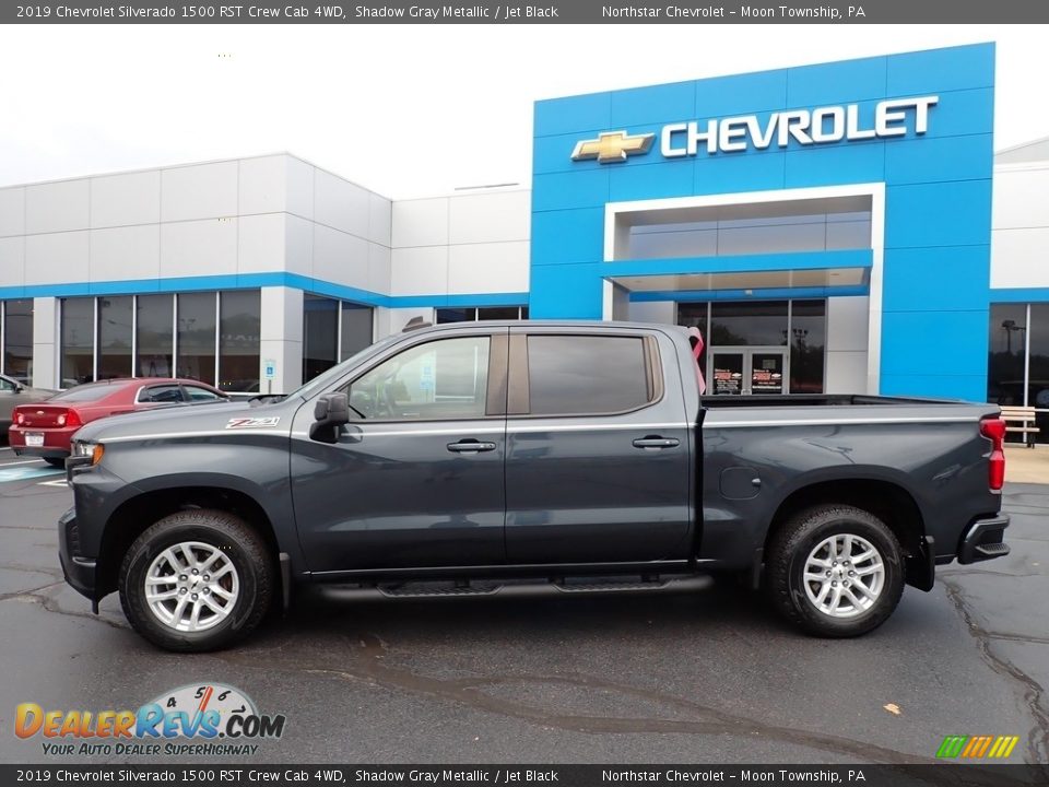 2019 Chevrolet Silverado 1500 RST Crew Cab 4WD Shadow Gray Metallic / Jet Black Photo #3