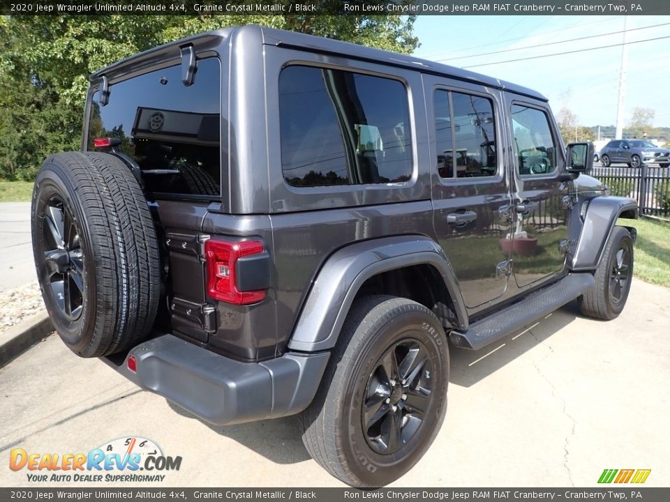 2020 Jeep Wrangler Unlimited Altitude 4x4 Granite Crystal Metallic / Black Photo #5