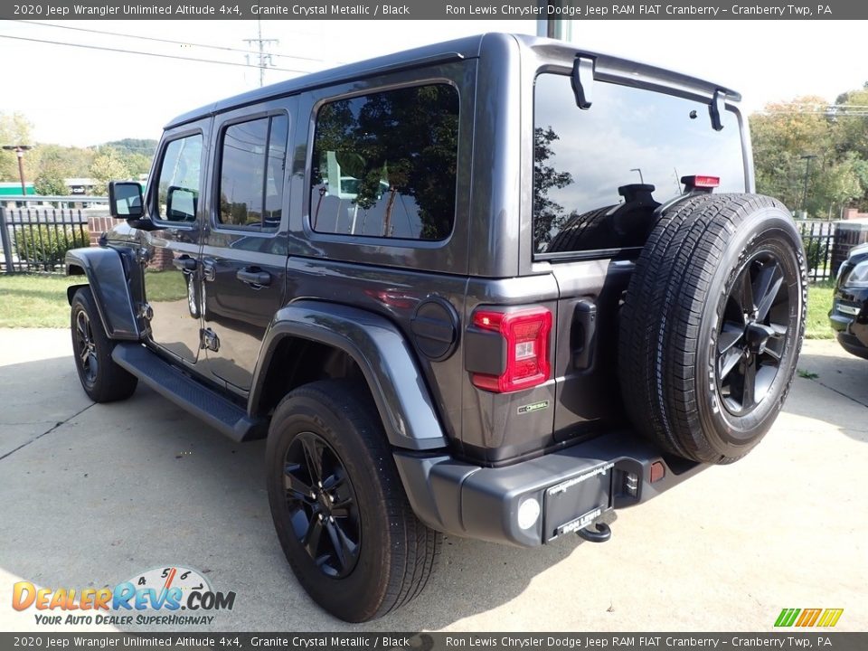 2020 Jeep Wrangler Unlimited Altitude 4x4 Granite Crystal Metallic / Black Photo #7