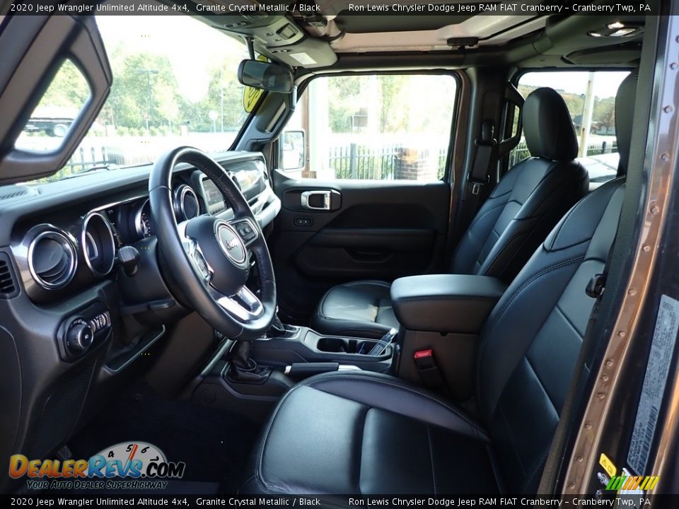 Front Seat of 2020 Jeep Wrangler Unlimited Altitude 4x4 Photo #10