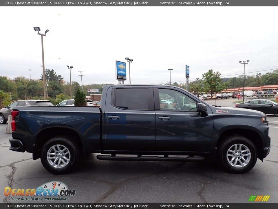 2019 Chevrolet Silverado 1500 RST Crew Cab 4WD Shadow Gray Metallic / Jet Black Photo #9