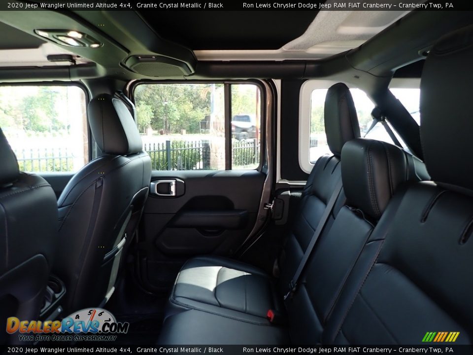 Rear Seat of 2020 Jeep Wrangler Unlimited Altitude 4x4 Photo #11