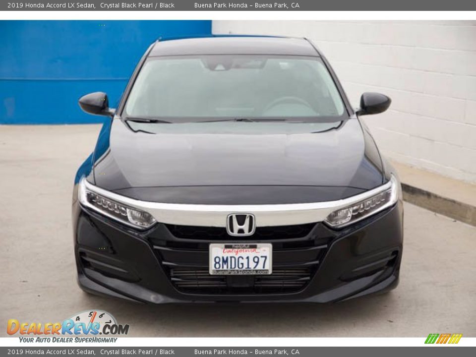 2019 Honda Accord LX Sedan Crystal Black Pearl / Black Photo #7