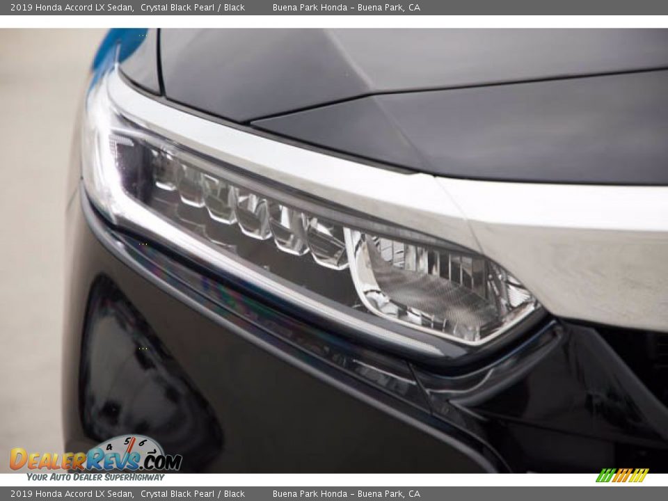 2019 Honda Accord LX Sedan Crystal Black Pearl / Black Photo #8
