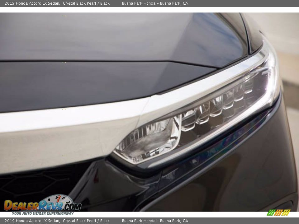 2019 Honda Accord LX Sedan Crystal Black Pearl / Black Photo #9