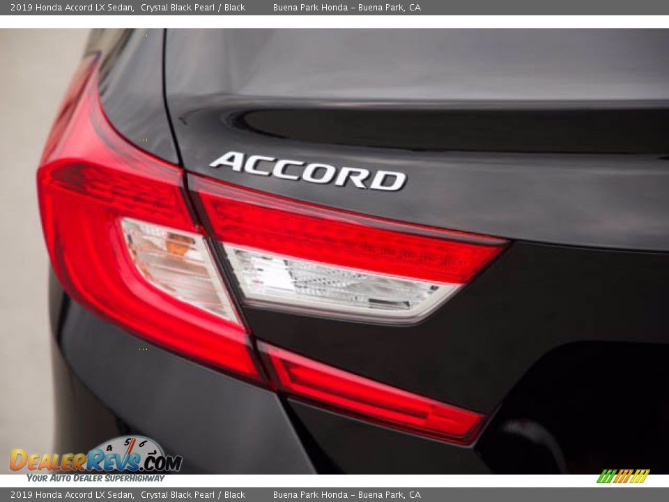 2019 Honda Accord LX Sedan Crystal Black Pearl / Black Photo #12
