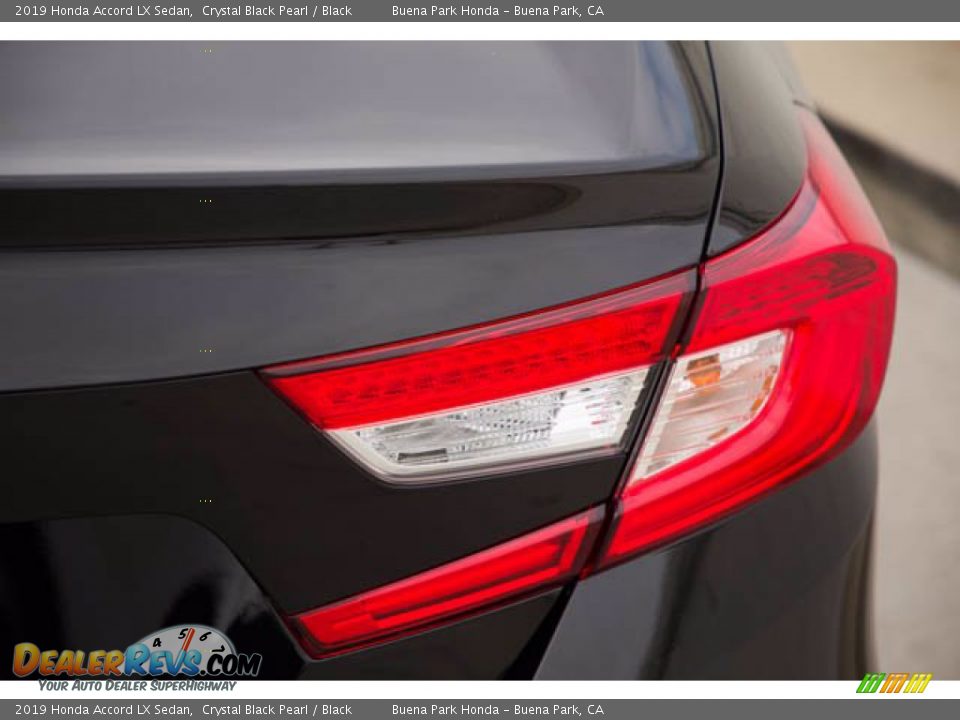 2019 Honda Accord LX Sedan Crystal Black Pearl / Black Photo #13