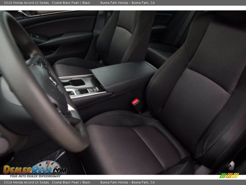 2019 Honda Accord LX Sedan Crystal Black Pearl / Black Photo #20