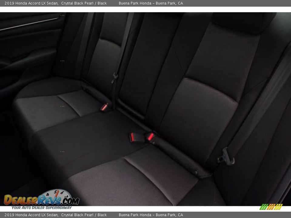 2019 Honda Accord LX Sedan Crystal Black Pearl / Black Photo #21