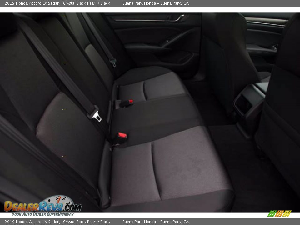 2019 Honda Accord LX Sedan Crystal Black Pearl / Black Photo #23
