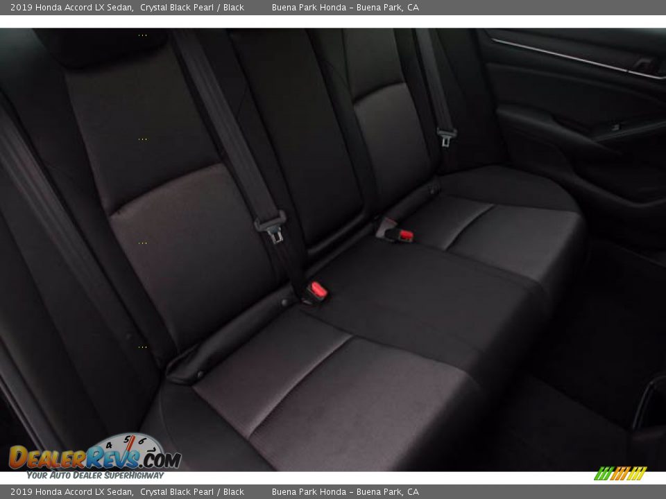 2019 Honda Accord LX Sedan Crystal Black Pearl / Black Photo #24