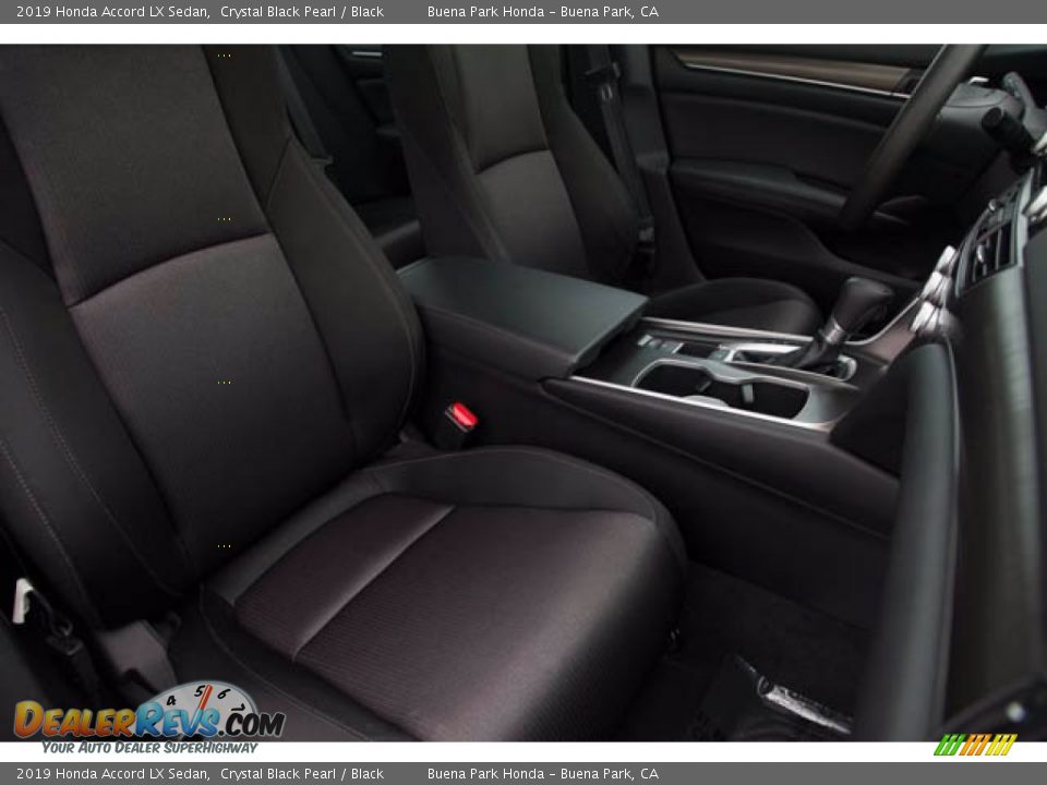 2019 Honda Accord LX Sedan Crystal Black Pearl / Black Photo #26