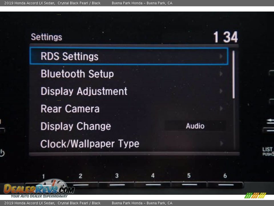2019 Honda Accord LX Sedan Crystal Black Pearl / Black Photo #27