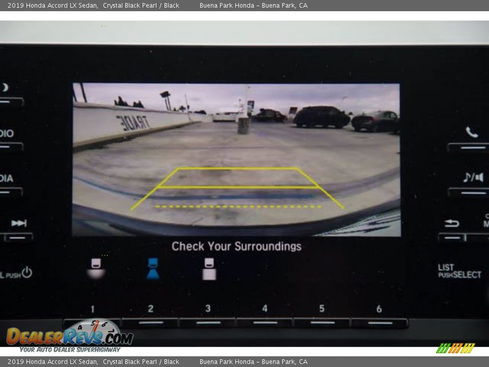 2019 Honda Accord LX Sedan Crystal Black Pearl / Black Photo #28