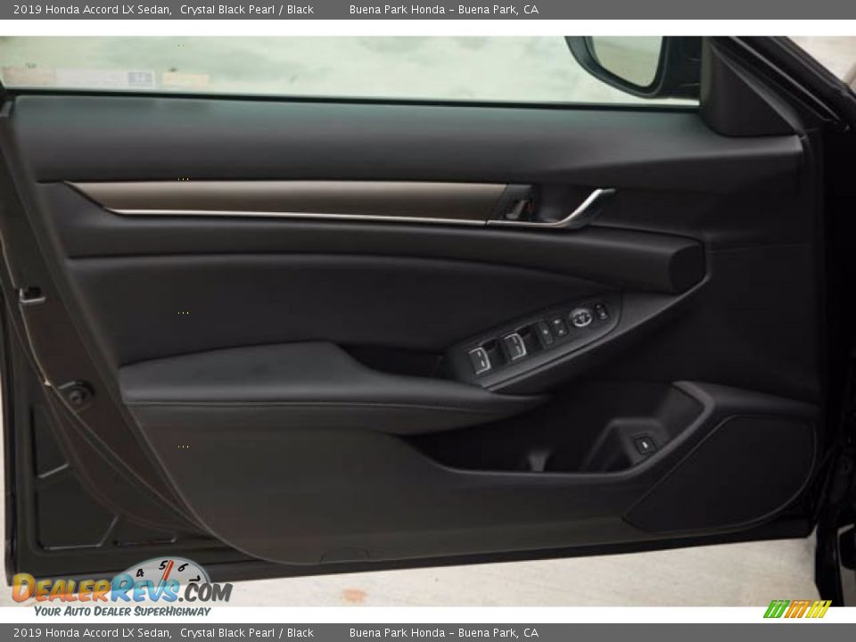 2019 Honda Accord LX Sedan Crystal Black Pearl / Black Photo #30