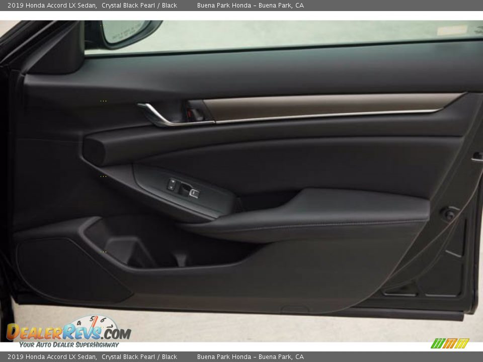 2019 Honda Accord LX Sedan Crystal Black Pearl / Black Photo #34