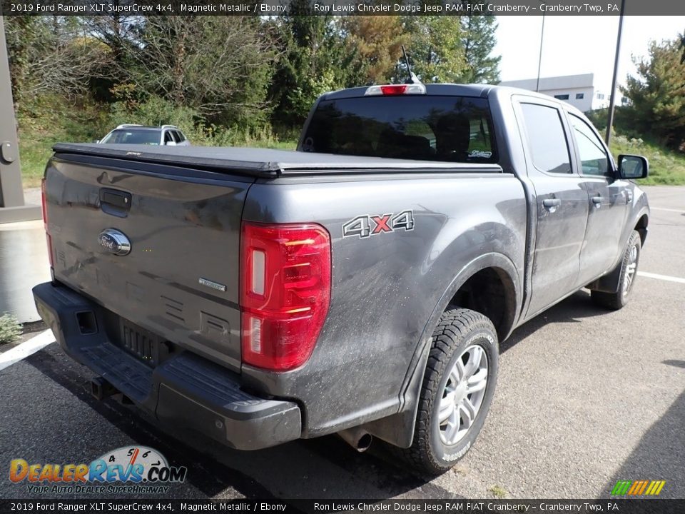 2019 Ford Ranger XLT SuperCrew 4x4 Magnetic Metallic / Ebony Photo #4