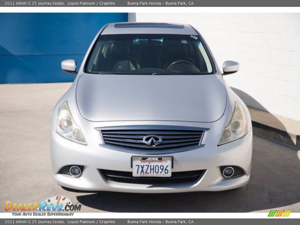 2011 Infiniti G 25 Journey Sedan Liquid Platinum / Graphite Photo #7