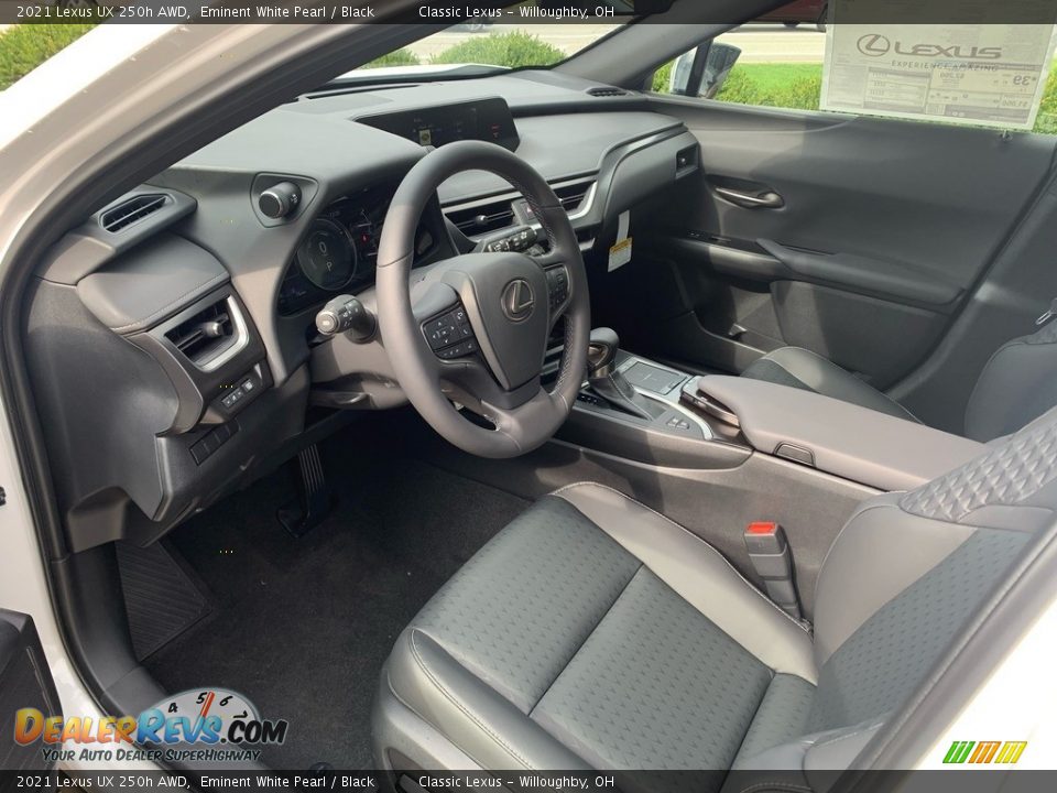 Black Interior - 2021 Lexus UX 250h AWD Photo #2