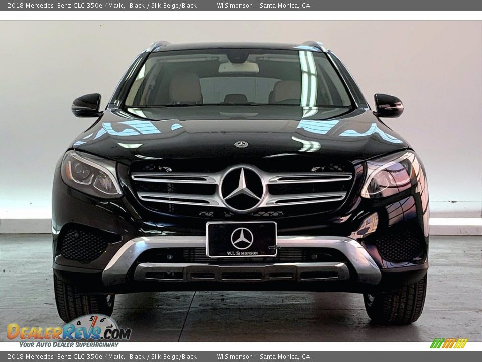 2018 Mercedes-Benz GLC 350e 4Matic Black / Silk Beige/Black Photo #2