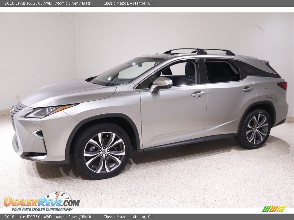 2018 Lexus RX 350L AWD Atomic Silver / Black Photo #3